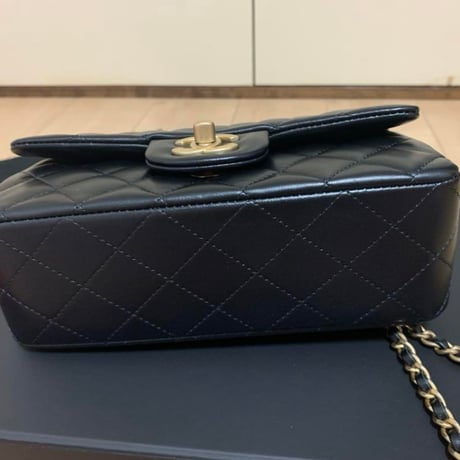 CHANELシャネル トップハンドル ミニチェーン ショルダーバッグ