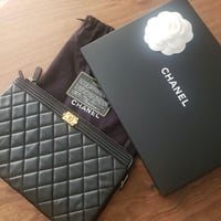 CHANEL  シャネル ボーイシャネル 長財布 クラッチバッグ ポーチ
