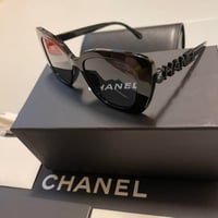 CHANEL シャネル ロゴサングラス ブラック