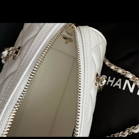 CHANEL  シャネル　25P ミニボストンバッグ キャビアチェーンクラッチ
