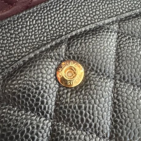 CHANEL  シャネル  マトラッセ 25  キャビアスキン チェーンバッグ
