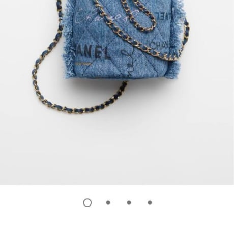 CHANEL シャネル デニム 巾着 ミニクラッチ ショルダーバッグ
