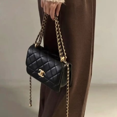 CHANEL  シャネル 24C  シャネル ミニ フラップバッグ ショルダーバッグ