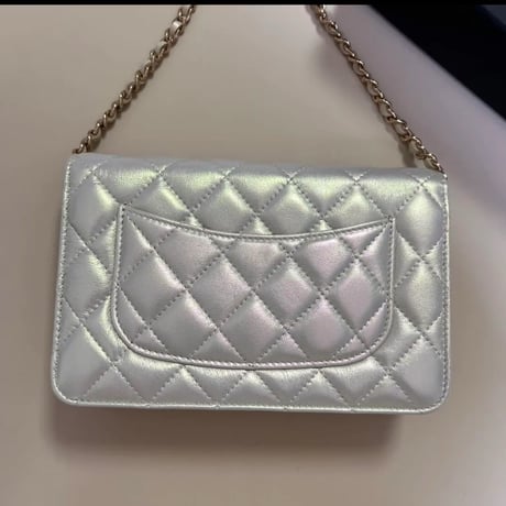 CHANEL シャネル チェーンウォレットバッグ WOC アイボリー