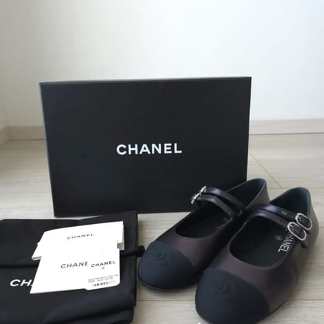 CHANEL  シャネル　メリージェーン　ダブルストラップ　フラット　シューズ