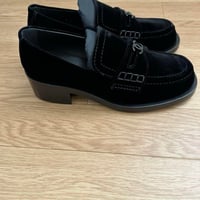 CHANEL  シャネル　ベルベット　ローファー