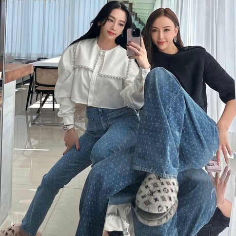 CHANEL シャネル デニム ジーンズ ジーパン ココマーク