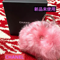 CHANEL  シャネル　ラムスキン ピンク ミニポーチ