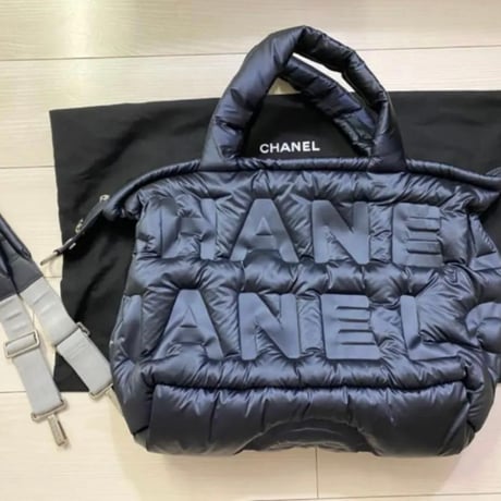 CHANEL シャネル ドゥドール エンボス ココマーク トートバッグ