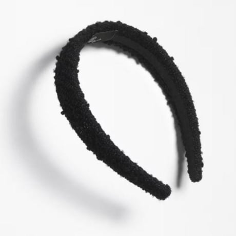CHANEL シャネル カチューシャ ツイード CCロゴ