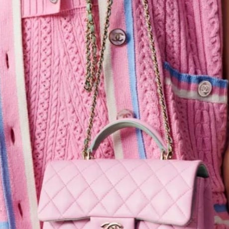 CHANEL シャネル トップハンドル ミニマトラッセ バッグ ピンク