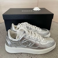 CHANEL  シャネル　スニーカー シルバー