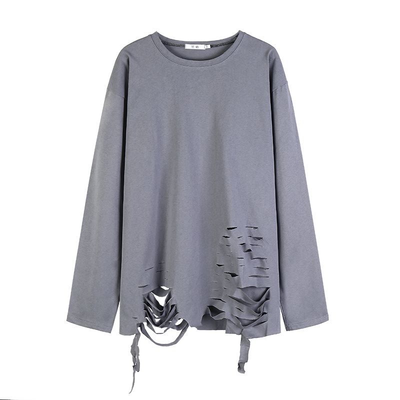 即納】Damage Long sleeve Tshirt T28 ダメージ 長袖 Tシャツ