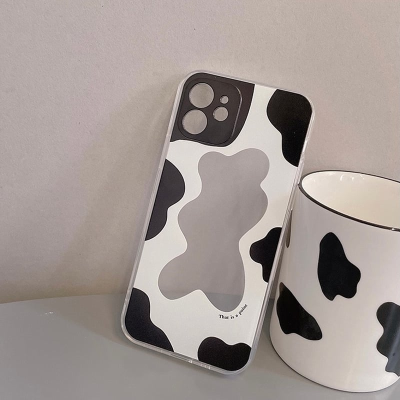 iPhone12シリーズ即納】iPhoneケース 牛柄 カウパターン Ot136 Cow p