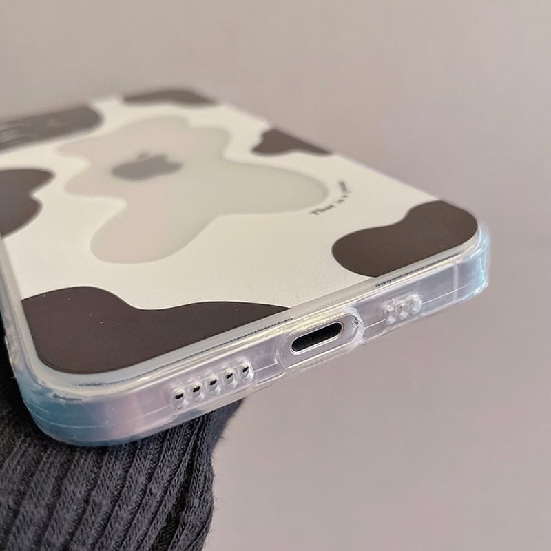 乳牛紋のiPhone 12携帯ケース44 iPhone12シリーズ即納】iPhoneケース 牛柄 カウパターン Ot136 Cow p