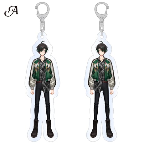 【鶏尾翠】アクリルキーホルダー ※全3種