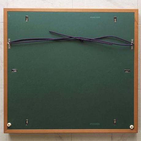 伊藤小坡　日本画　「御所人形（鶴と亀）」　豪華・高級額装　金泥仕様　落款・印譜