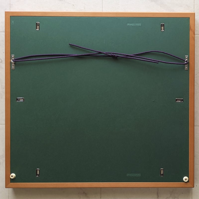 伊藤小坡 日本画 「御所人形（鶴と亀）」 豪華・高級額装 金泥