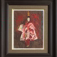 石踊達哉　「秋草」　リトグラフ　直筆サイン・落款・エディション有り 石踊達哉「秋草」リトグラフ :: 絵画買取・販売 - シバヤマ