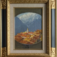 橋本雅邦 陶板画 「龍虎図屏風」 高級額装 250部限定版 証明