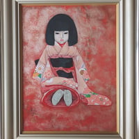 秋元清弘 油彩画 「石狩平野」 豪華・高級額装 裏書署名 | ASE