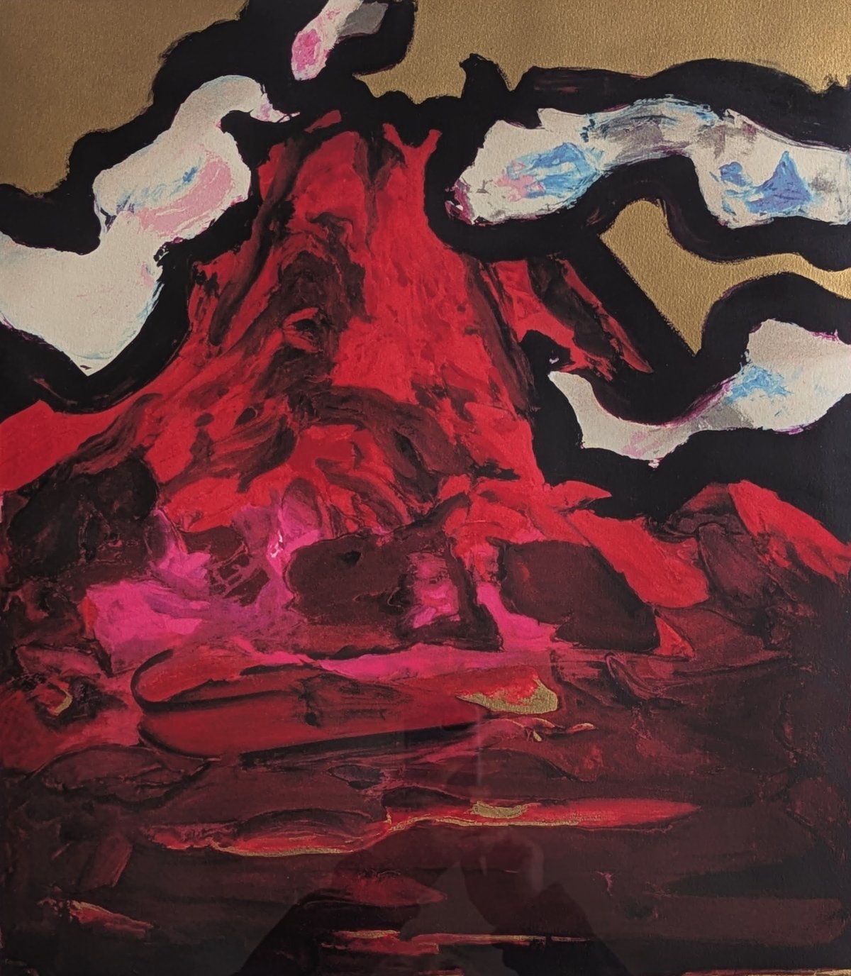 林 武、赤富士、限定・豪華大判画版画、 新品高級額付 林 武、赤富士、限定・豪華大判画版画、 新品高級額付 - メルカリ