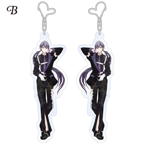 【二藍シルバ】アクリルキーホルダー ※3種類からお選びいただけます。