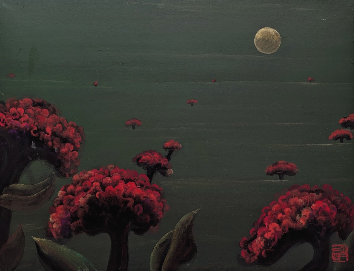 藤祥州、【黄昏のパリ】、希少な大判額装用画集より、美品、日本