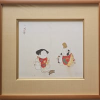 田中 隆 日本画 「秋色」 高級日本画額装・共シール | ASE OFFICIAL STO