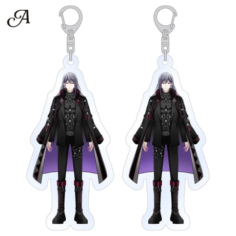 【二藍シルバ】アクリルキーホルダー ※3種類からお選びいただけます。