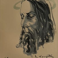 石踊達哉 版画（リトグラフ）「秋草（源氏物語・鈴虫より）」 限定版