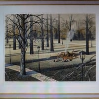 田村能里子 版画（リトグラフ） 「萌ゆるとき」 100部限定・高級額装