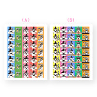 【手帳用シール】ばけごろうと仲間たち