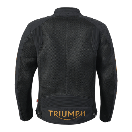 BRADDAN RETRO MESH JACKET BLACK / GOLD