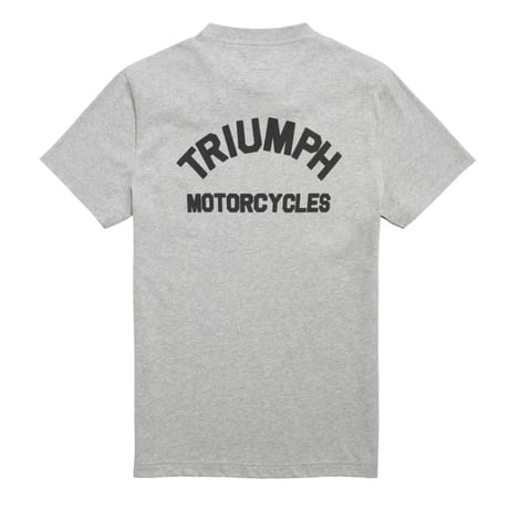Ditchling Back Logo Pocket Tee Gray Marl