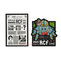 【限定】ステッカーセット - “RCF special collaboration”（2枚入り）