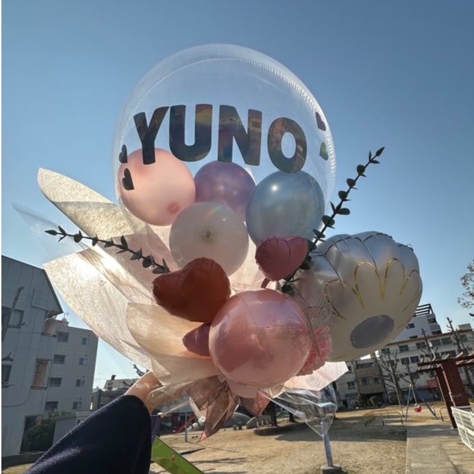 ◇大阪エリア限定ショップより直接配達◇フラワーモチーフバルーン