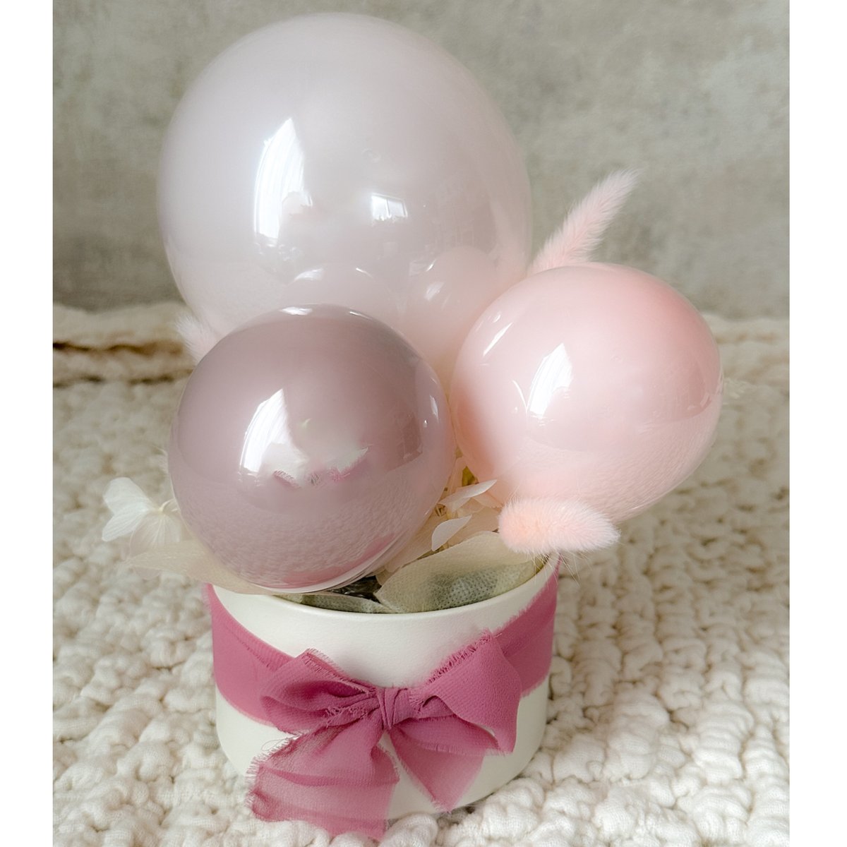 ミニバルーンアレンジボックス（ピンク） | Balloon Shop Lucas