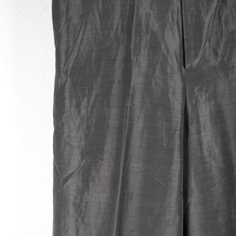 "nonnotte"  Draw Cord Wide Straight Trousers