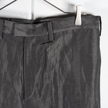 "nonnotte"  Draw Cord Wide Straight Trousers