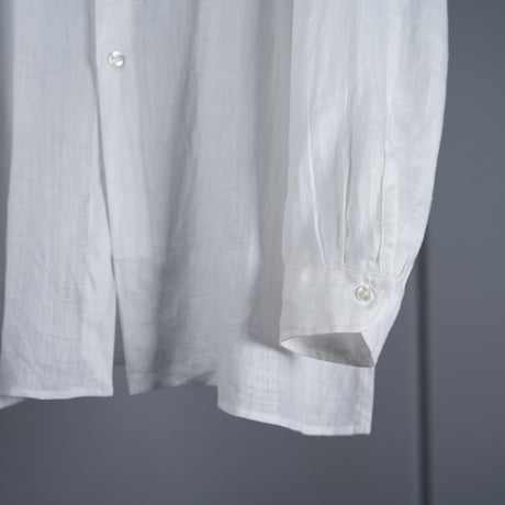 "Aquellos Ojos Verdes BISHU" 　Classic open collor shirt
