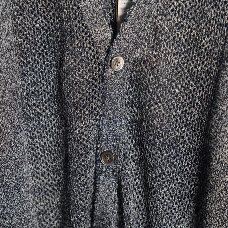 "rinoneca"  Linen Mesh Cardigan