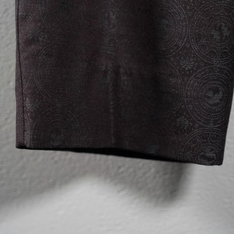"nonnotte"  2-Tuck Draw Cord Wide Trousers