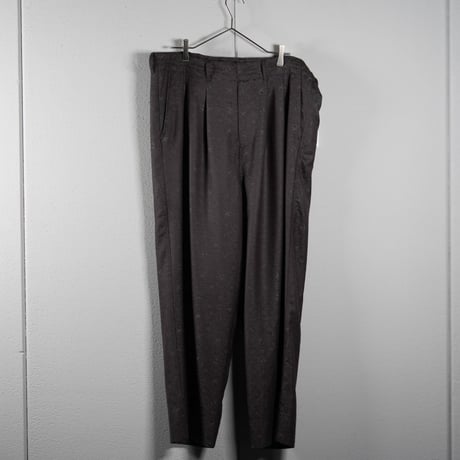"nonnotte"  2-Tuck Draw Cord Wide Trousers