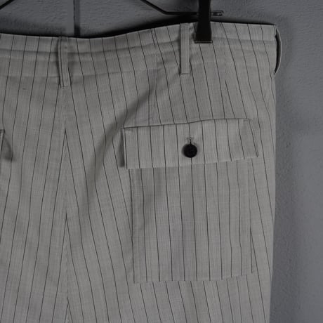 "nonnotte"  2-Tuck Draw Cord Wide Trousers