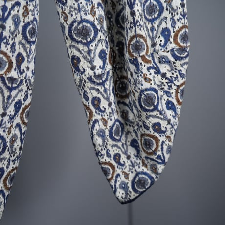 "PERIOD FEATURES" Machine cut work Digital Print Pants