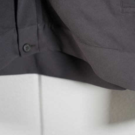 "nonnotte"  Draping Bias Sleeve Zip Up Blouson