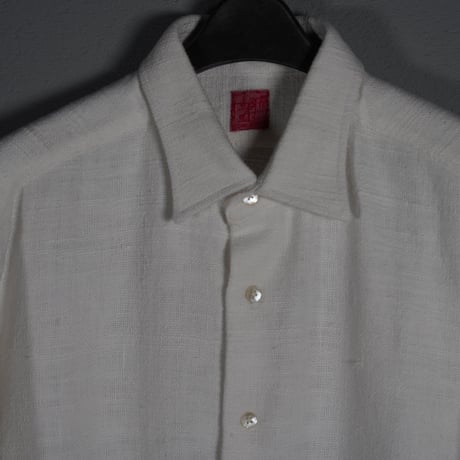"PERIOD FEATURES"  0-Count Khadi Cotton Long Shirt