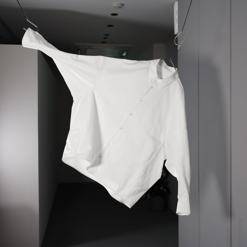 nonnotte Draping Shirt Type A White | ARVA
