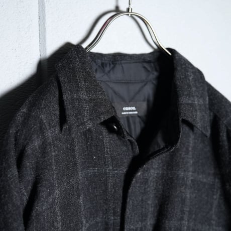 "ensou."  Whale Padded Shirt